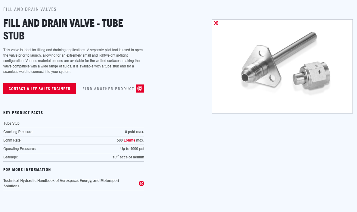 Fill & Drain Valve PDP